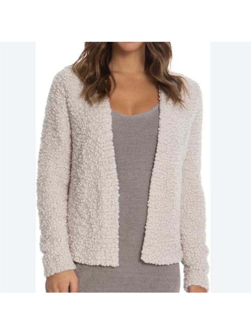 Barefoot Dreams Cream Boucle Cardi